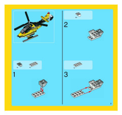 LEGO 6745 instructions page 3 – build guide