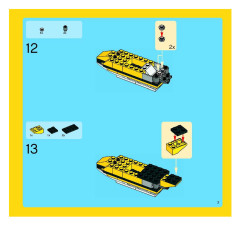 LEGO 6745 instructions page 7 – build guide
