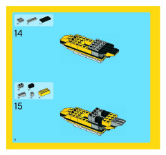 LEGO 6745 instructions page 8 – build guide