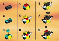 LEGO 6746 instructions page 17 – build guide