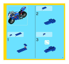 LEGO 6747 instructions page 3 – build guide