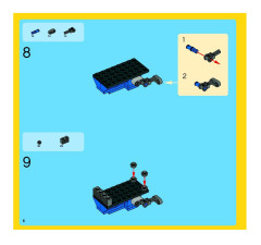 LEGO 6747 instructions page 6 – build guide