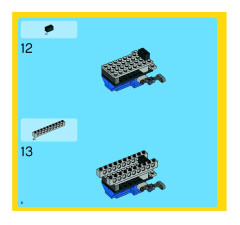LEGO 6747 instructions page 8 – build guide