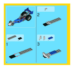 LEGO 6747 instructions page 2 – build guide