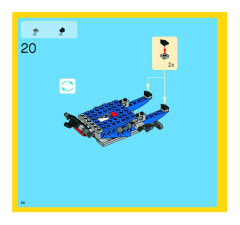 LEGO 6747 instructions page 20 – build guide