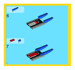 LEGO 6747 instructions page 4 – build guide