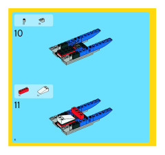 LEGO 6747 instructions page 6 – build guide