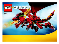 LEGO 6751 instructions page 1 – build guide