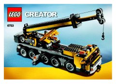 LEGO 6753 instructions page 1 – build guide