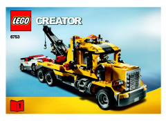 LEGO 6753 instructions page 1 – build guide