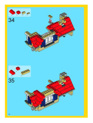 LEGO 6754 instructions page 34 – build guide
