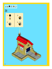 LEGO 6754 instructions page 69 – build guide