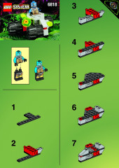 LEGO 6818 instructions page 1 – build guide