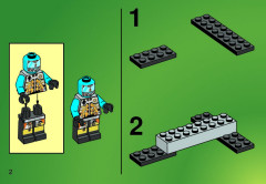 LEGO 6829 instructions page 2 – build guide