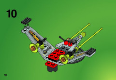 LEGO 6836 instructions page 10 – build guide