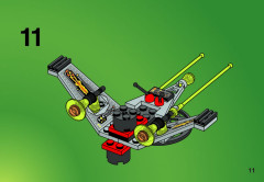 LEGO 6836 instructions page 11 – build guide