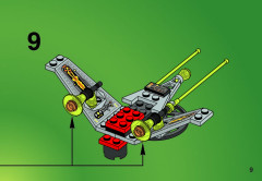 LEGO 6836 instructions page 9 – build guide