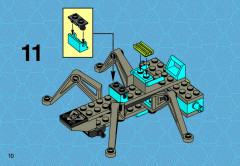 LEGO 6837 instructions page 10 – build guide