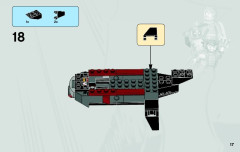 LEGO 6866 instructions page 17 – build guide