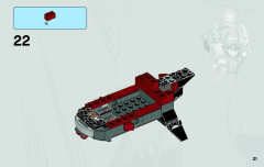 LEGO 6866 instructions page 21 – build guide