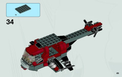 LEGO 6866 instructions page 45 – build guide