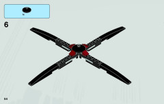 LEGO 6866 instructions page 54 – build guide