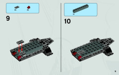 LEGO 6866 instructions page 9 – build guide