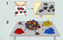 LEGO 6867 instructions page 2 – build guide