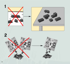 LEGO 6868 instructions page 2 – build guide