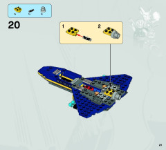 LEGO 6868 instructions page 21 – build guide