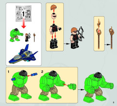 LEGO 6868 instructions page 3 – build guide