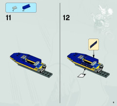 LEGO 6868 instructions page 9 – build guide