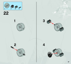 LEGO 6873 instructions page 57 – build guide
