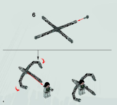 LEGO 6873 instructions page 6 – build guide