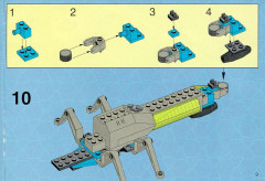 LEGO 6907 instructions page 9 – build guide