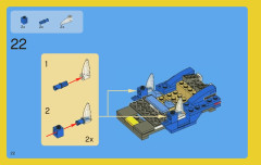 LEGO 6913 instructions page 22 – build guide