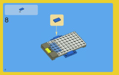 LEGO 6913 instructions page 8 – build guide