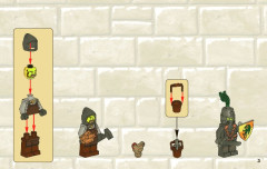 LEGO 6918 instructions page 3 – build guide