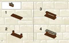 LEGO 6918 instructions page 4 – build guide