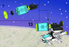 LEGO 6938 instructions page 21 – build guide
