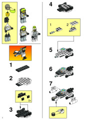 LEGO 6958 instructions page 2 – build guide