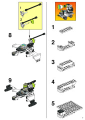 LEGO 6958 instructions page 3 – build guide