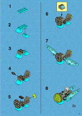 LEGO 6969 instructions page 21 – build guide