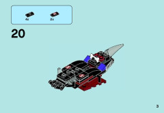 LEGO 70000 instructions page 3 – build guide