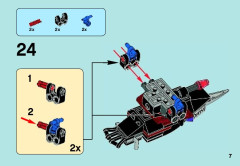 LEGO 70000 instructions page 7 – build guide