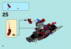 LEGO 70000 instructions page 8 – build guide