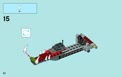 LEGO 70001 instructions page 22 – build guide