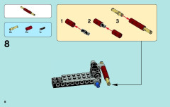 LEGO 70001 instructions page 8 – build guide