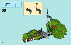 LEGO 70001 instructions page 12 – build guide