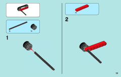 LEGO 70001 instructions page 13 – build guide